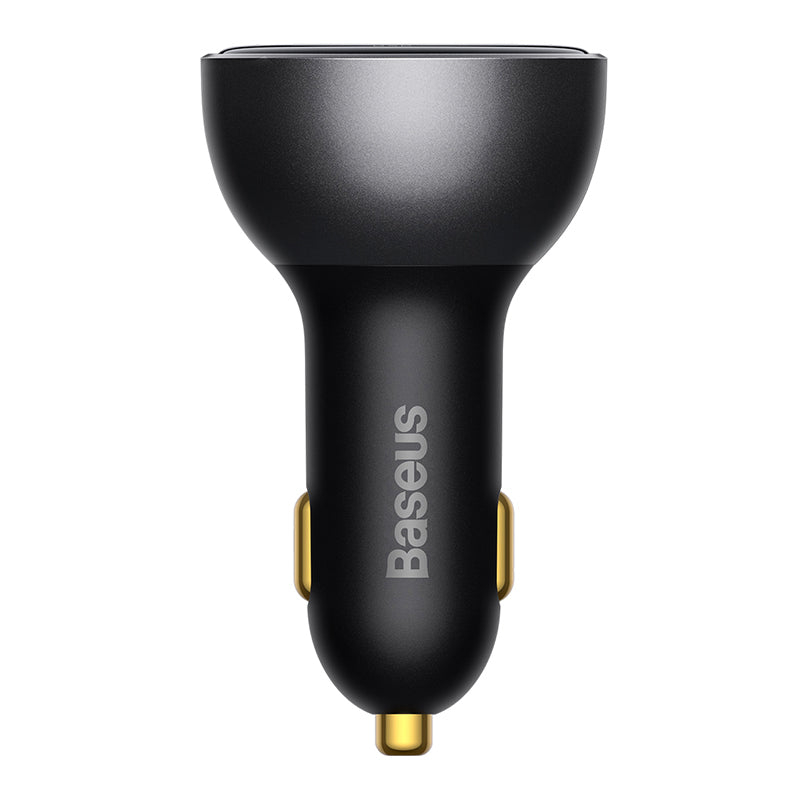 Baseus 140W Digital Display PD3.1 Dual U+C Fast Charging Car Charger with Cable