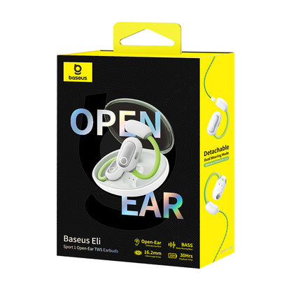 Baseus Eli Sport 1 Open-Ear TWS Earbuds – Aurora Green – 6M