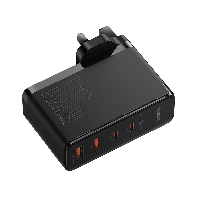 Baseus GaN5 Pro 100W Fast Charger 2C+2U UK Pin – 6M