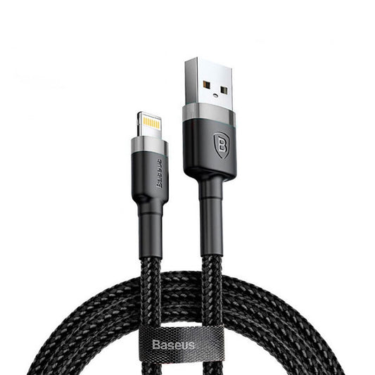 Baseus Cafule 1M Nylon Braided Cable USB To Lightning QC3.0 2.4A