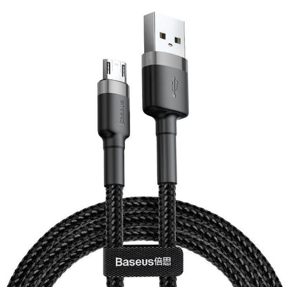 Baseus Cafule 1M Cable USB For Micro 2.4A Gray+Black