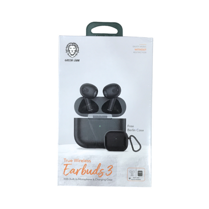 Green Lion GPro 3 True Wireless Wireless Earbuds – 3 Free Berlin Case