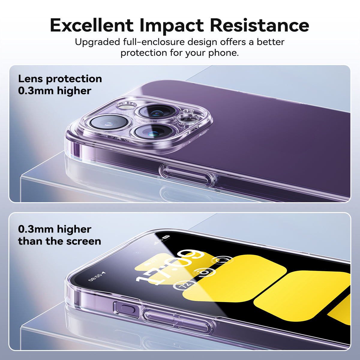 Baseus Lucent Series-iPhone 15 Pro Max-Clear Transparent-Ultra Thin Design Protective Case